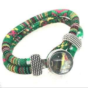 Bracelet Cotton Noosa Handmade 20mm snap SB20